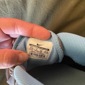 11.5 women, Light Blue / Grey Nike shoes